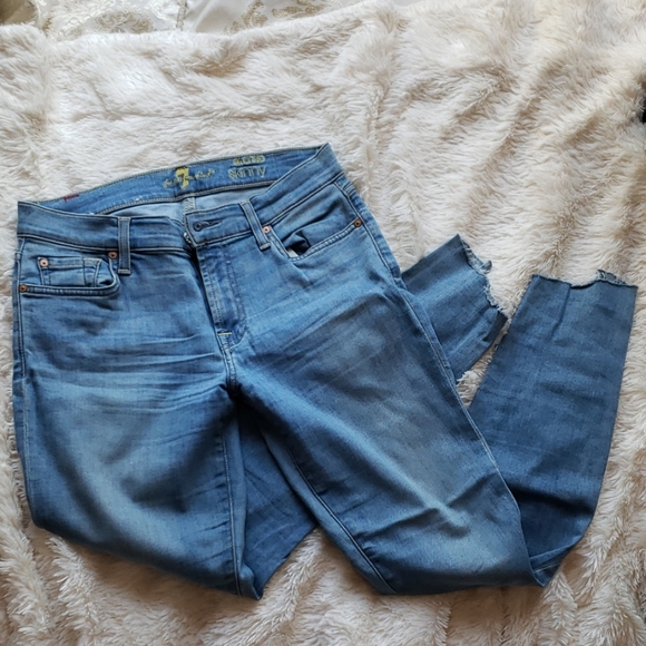 7 For All Mankind The Ankle Jeans - Picture 1 of 4